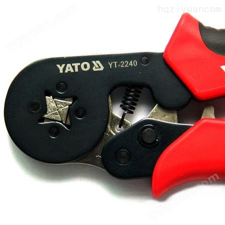 易尔拓工具棘轮压线钳 多功能端子驳线钳压接钳YT-2240  YATO工具