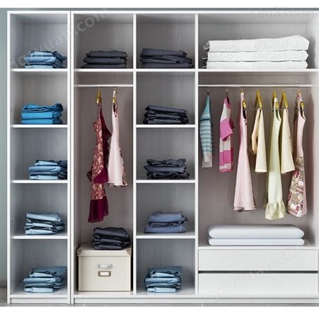 北欧推拉门衣柜定做现代简约卧室衣柜储物柜子经济型组装板式简易滑门衣橱整体衣柜设计