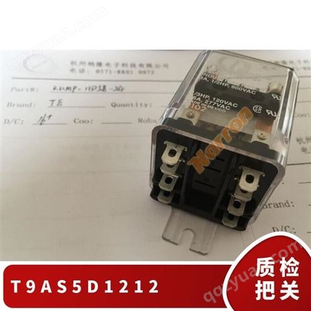 TE Connectivity继电器T9AS5D12- 31393210 