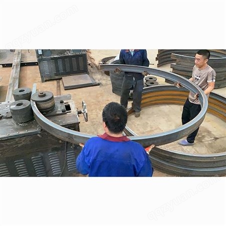 专业定制型材弯曲机 槽钢卷圆机 钢板仓专用法兰 效率高