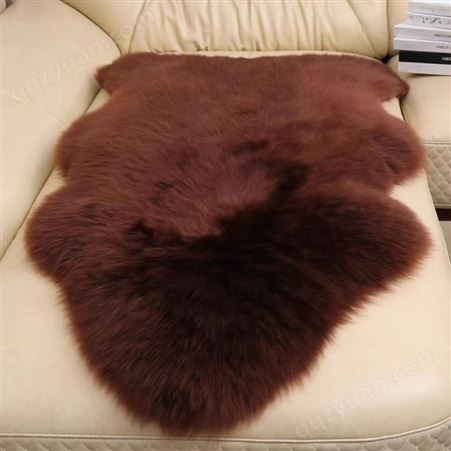 整张羊皮垫沙发垫卧室床边欧式羊毛地毯皮毛一体羊毛垫子