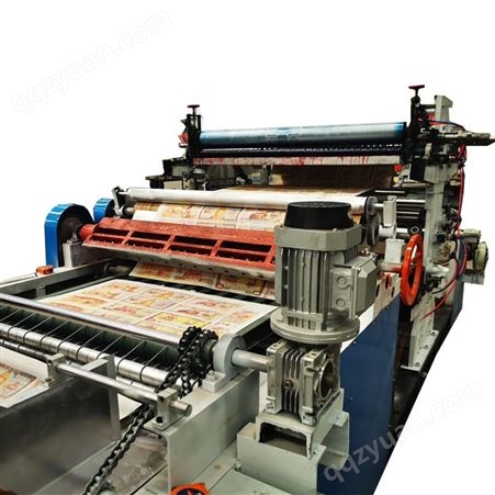 全自动冥币印刷机 双色四色印刷压花机 火纸印刷 烧纸打孔机