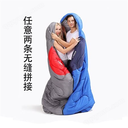 可拼接成人旅行信封式睡袋防寒保暖探险者睡袋多用途四季通用睡袋