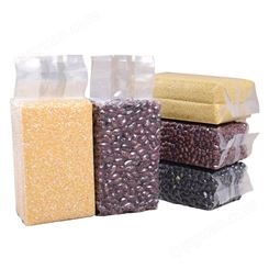 加厚大米包装袋中封米砖袋 五谷杂粮塑料食品方形风琴袋