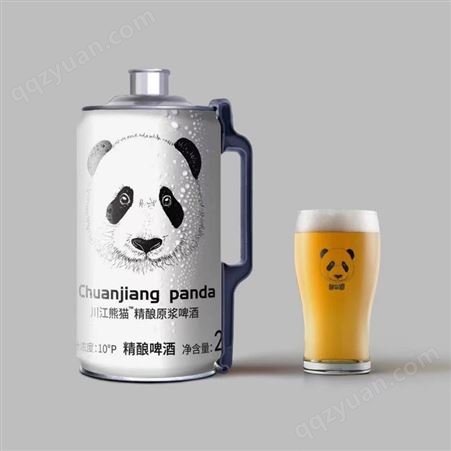 熊猫 精酿啤酒 高温全麦发酵 德式小麦白啤夜场专用