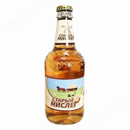 俄罗斯进口米勒 大白熊 精酿国产熊科啤酒450ml瓶装 整箱价低