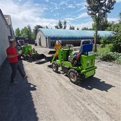 扬远 电动小铲车 多功能抓草机 装载机供应厂家