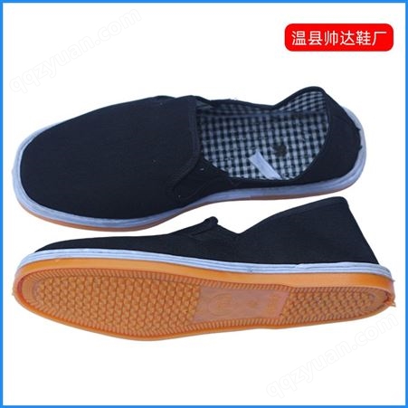 老北京手工布鞋  牛筋底布鞋  黑色布鞋