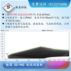 【胜晟】金刚线冷却液 高渗透 助硅粉分散 低泡润湿剂SS-940