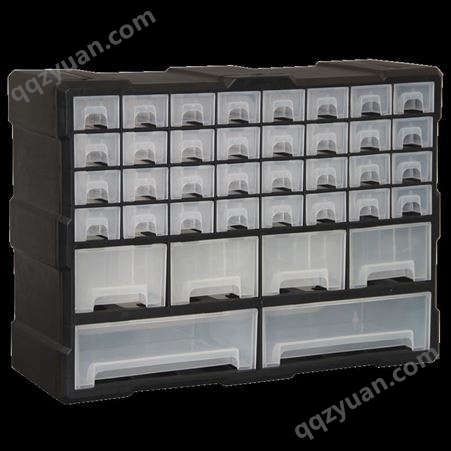 加大款抽屉式零件盒零件箱元件盒收纳柜螺丝积木整理收纳大盒挂壁