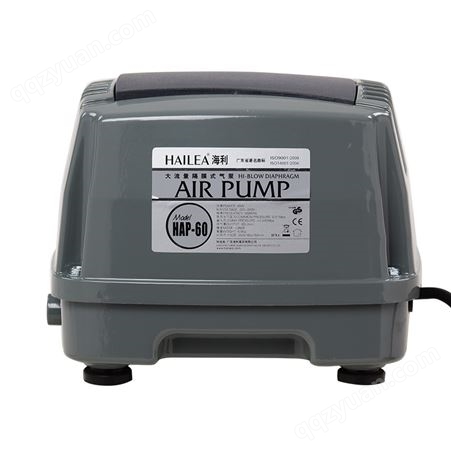 海利HAP60/80/100/120鱼缸增氧泵鱼池充氧机大功率打氧气泵