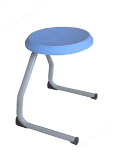 批发定制各种学生圆凳实验室凳子钢木方凳升降凳美术教室