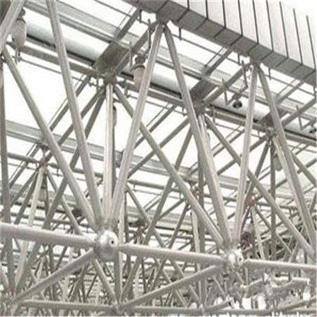 商业街装饰钢结构网架 环保彩钢大棚 结实抗用
