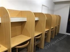 洛阳共享自习室用隔断学习桌椅定制 浩威家具