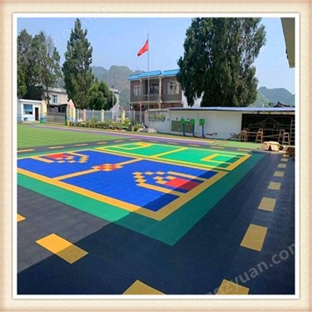 拼装地板篮球场厂家 甘肃幼儿园悬浮地板 添速重质量