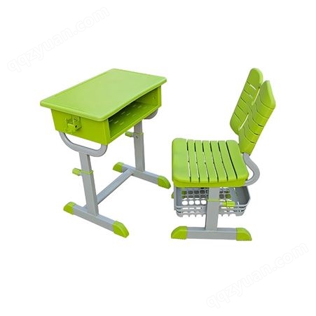 学生课桌椅 学校单人ABS塑料课桌椅 巨力同款塑钢课桌椅