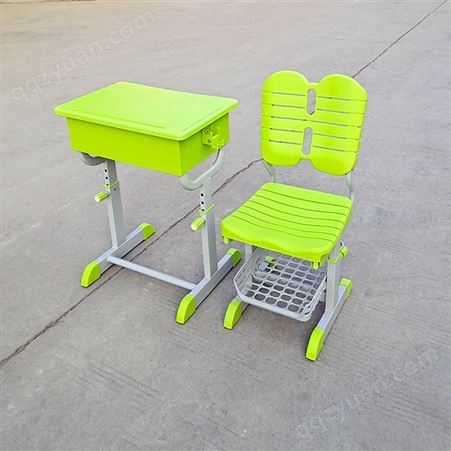 学生课桌椅 学校单人ABS塑料课桌椅 巨力同款塑钢课桌椅
