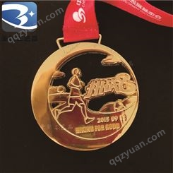 马拉松赛事奖牌定做 跑步活动金属银牌定制运动会比赛牌