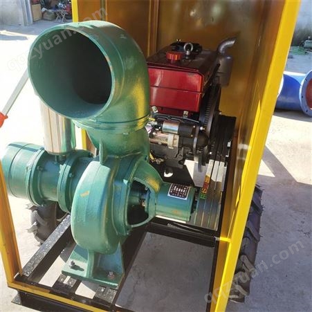 大流量柴油离心泵 防汛排灌抽水泵 6寸柴油机水泵