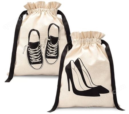 收纳袋,可用作舞蹈鞋袋、健身鞋袋、通勤鞋提包、跑步鞋袋子