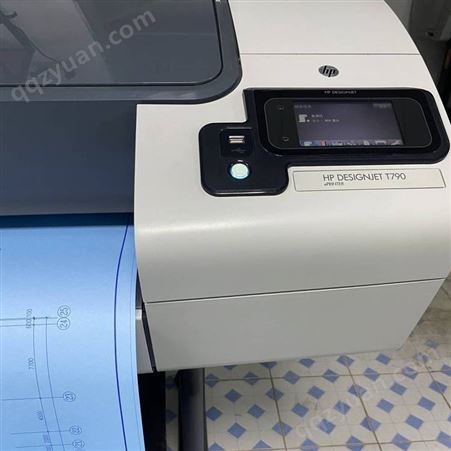 广州市天河区出租大幅面打印机CAD工程建筑绘图仪惠普HP T790 A1/24英寸B0+44英寸租赁