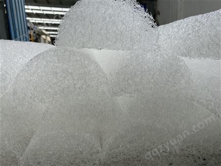 布笍姿空气纤维高分子聚烯烃弹性体透气排湿可水洗粉丝芯材