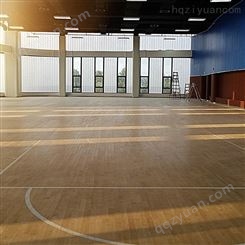 室内运动地板批发 双龙骨运动木地板 黄石羽毛球馆运动木地板安装 泰立G0183