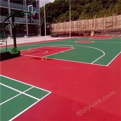 武汉硅pu新型球场-水性硅pu球场-复合型硅pu球场铺装-泰立